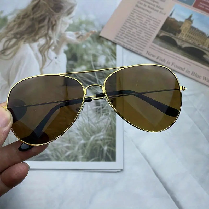 Aviator Sunglasses Mirror Lens