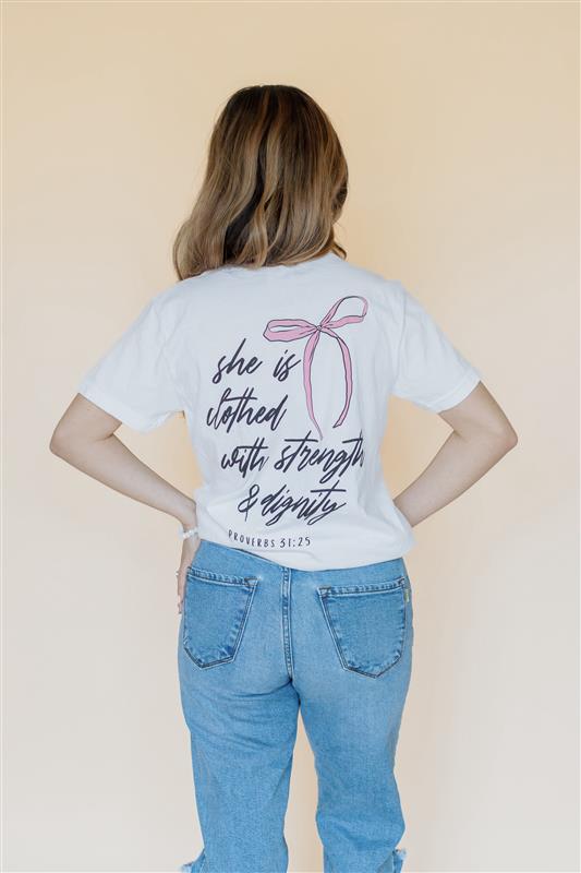 Proverbs Bow Tee