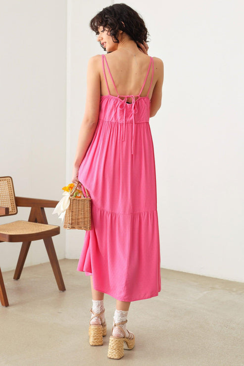 Pink Dotted Maxi