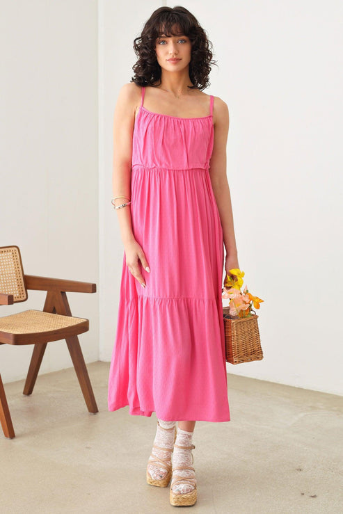 Pink Dotted Maxi