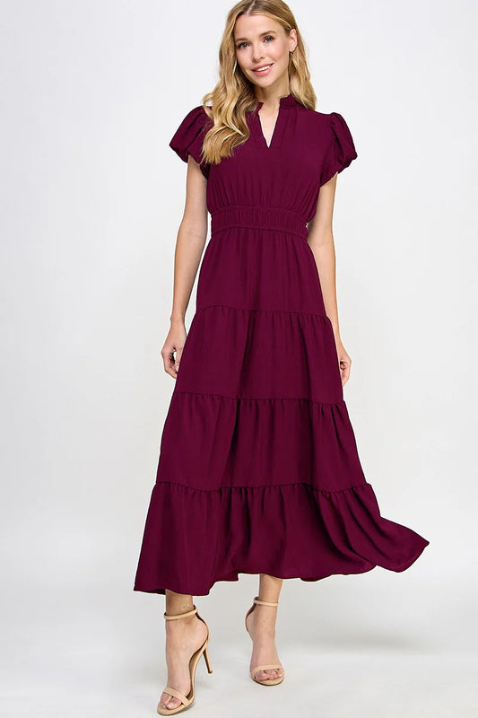 Burgundy Maxi Dress